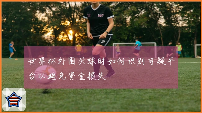 世界杯外围买球时如何识别可疑平台以避免资金损失