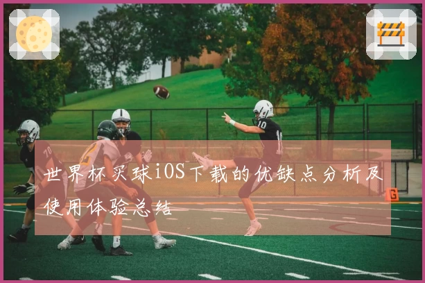 世界杯买球iOS下载的优缺点分析及使用体验总结