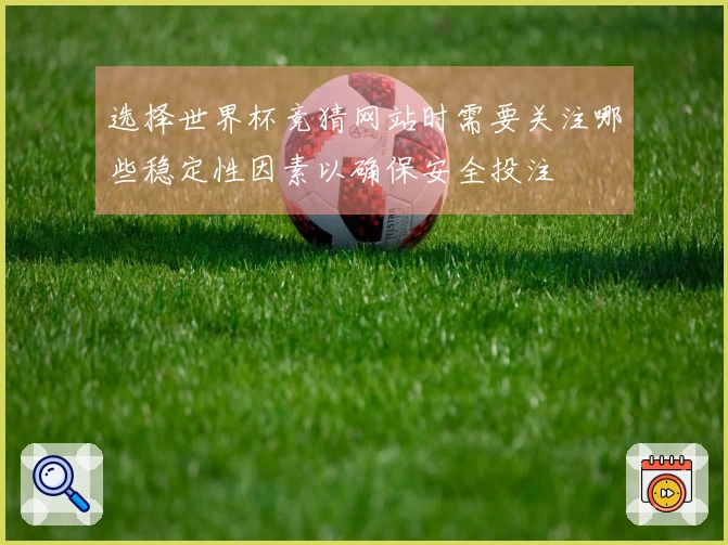 选择世界杯竞猜网站时需要关注哪些稳定性因素以确保安全投注