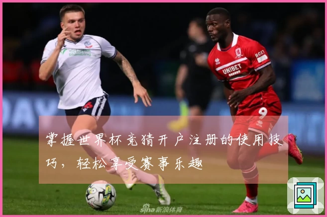 掌握世界杯竞猜开户注册的使用技巧，轻松享受赛事乐趣